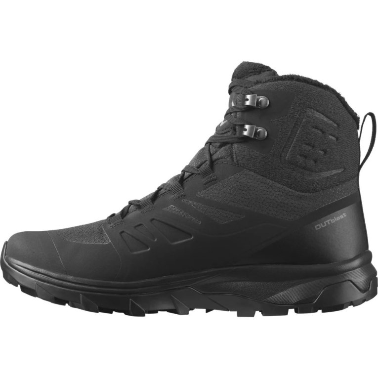 Black Salomon Outblast Thinsulate Climasalomon Waterproof Women's Winter Boots | PH 23479X